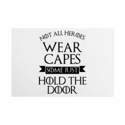 Металева табличка Not all heroes wear capes - FATLINE Металева табличка Not all heroes wear capes