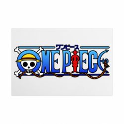 Металлическая табличка One Piece Logo Skull - FATLINE Металлическая табличка One Piece Logo Skull