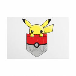 Металлическая табличка Pikachu in pocket - FATLINE Металлическая табличка Pikachu in pocket