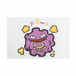 Металлическая табличка Pokemon Koffing - FATLINE Металлическая табличка Pokemon Koffing