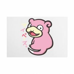 Металлическая табличка Pokemon Slowpoke - FATLINE Металлическая табличка Pokemon Slowpoke
