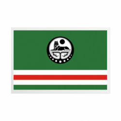 Металлическая табличка Флаг Ичкерии - FATLINE Металлическая табличка Флаг Ичкерии