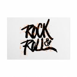 Металлическая табличка Рок н ролл - FATLINE Металлическая табличка Рок н ролл