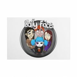 Металлическая табличка Sally face soundtrack - FATLINE Металлическая табличка Sally face soundtrack