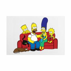 Металлическая табличка Simpsons At Home - FATLINE Металлическая табличка Simpsons At Home