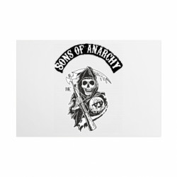 Металева табличка Сини Анархії кольори - FATLINE Металева табличка Сини Анархії кольори