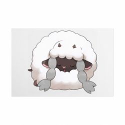 Металлическая табличка Sleeping Wooloo - FATLINE Металлическая табличка Sleeping Wooloo