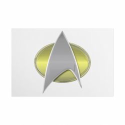 Металлическая табличка Star Trek Gold Logo - FATLINE Металлическая табличка Star Trek Gold Logo