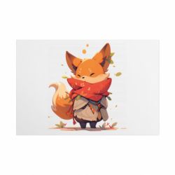 Металлическая табличка Стильная лисичка - FATLINE Металлическая табличка Стильная лисичка