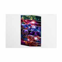 Металлическая табличка Super power avengers - FATLINE Металлическая табличка Super power avengers