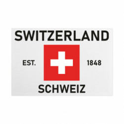 Металлическая табличка Switzerland - FATLINE Металлическая табличка Switzerland