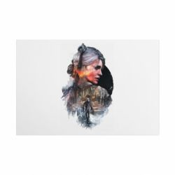 Металлическая табличка The Witcher Ciri watercolor - FATLINE Металлическая табличка The Witcher Ciri watercolor