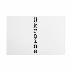 Металлическая табличка Ukraine Vertical Text - FATLINE Металлическая табличка Ukraine Vertical Text