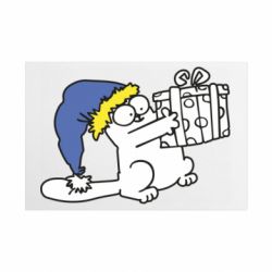 Металлическая табличка Украинский кот саймона с подарком - FATLINE Металлическая табличка Украинский кот саймона с подарком