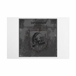 Металлическая табличка Запорожье Old School - FATLINE Металлическая табличка Запорожье Old School