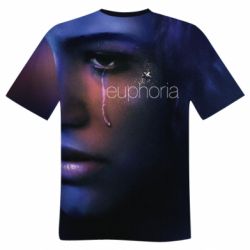 Чоловіча 3D футболка Euphoria Zendaya - FATLINE Чоловіча 3D футболка Euphoria Zendaya