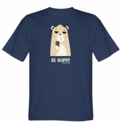 Мужская футболка Stedman Be happy every day. - FATLINE Мужская футболка Stedman Be happy every day.