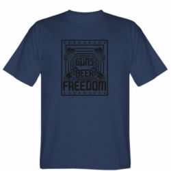 Мужская футболка Stedman Guns Beer Freedom
