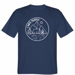 Мужская футболка Stedman I hate people - camper