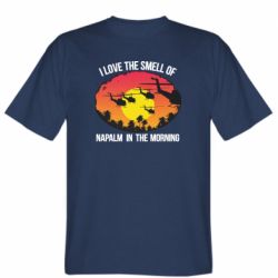 Мужская футболка Stedman I love the smell napalm, in the morning - FATLINE Мужская футболка Stedman I love the smell napalm, in the morning