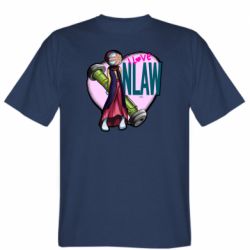 Чоловіча футболка Stedman Мотанка - I love NLAW - FATLINE Чоловіча футболка Stedman Мотанка - I love NLAW