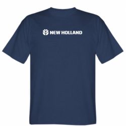 Мужская футболка Stedman New holland логотип - FATLINE Мужская футболка Stedman New holland логотип