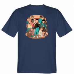 Чоловіча футболка Stedman Дуже дивні справи арт - FATLINE Чоловіча футболка Stedman Дуже дивні справи арт