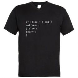 Мужские футболки с V-образным вырезом