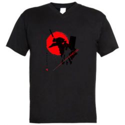 Чоловічі футболки з V-подібним вирізом