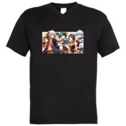 Чоловічі футболки з V-подібним вирізом