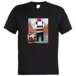 Чоловічі футболки з V-подібним вирізом