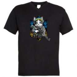 Чоловічі футболки з V-подібним вирізом