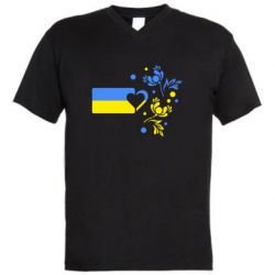 Мужские футболки с V-образным вырезом