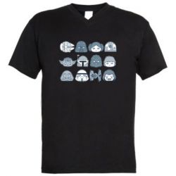 Чоловічі футболки з V-подібним вирізом