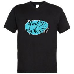 Чоловічі футболки з V-подібним вирізом