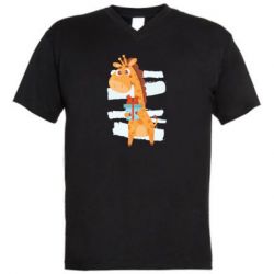 Чоловічі футболки з V-подібним вирізом