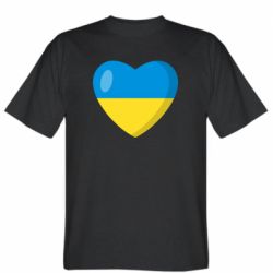 Мужская футболка Stedman Сердце с флагом Украины