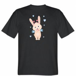 Мужская футболка Stedman Влюбленный кролик валентинчик - FATLINE Мужская футболка Stedman Влюбленный кролик валентинчик