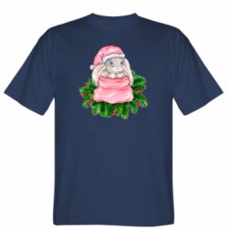 Чоловіча футболка Stedman Заєць Новорічний - FATLINE Чоловіча футболка Stedman Заєць Новорічний