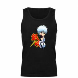Мужская майка Гинтама Мальчик - FATLINE Мужская майка Гинтама Мальчик