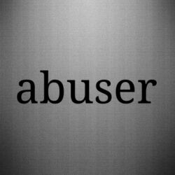 Наклейка Абьюзер - FATLINE Наклейка Абьюзер
