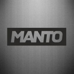 Наклейка Манто лого
