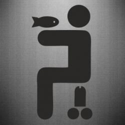 Наклейка І рибку скуштувати - FATLINE Наклейка І рибку скуштувати