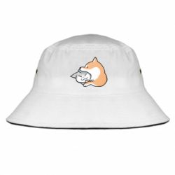 Панама Корги и котик - FATLINE Панама Корги и котик