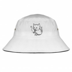 Панама Smoking cat - FATLINE Панама Smoking cat