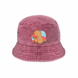 Панама тай-дай Капибара с арбузом - FATLINE Панама тай-дай Капибара с арбузом