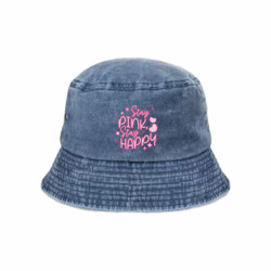 Панама тай-дай Stay Pink, Stay Happy. Летерінг - FATLINE Панама тай-дай Stay Pink, Stay Happy. Летерінг