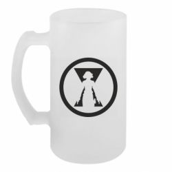 Пивной бокал Black Widow logo - FATLINE Пивной бокал Black Widow logo
