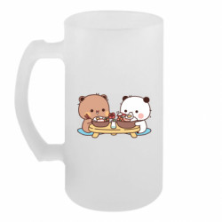 Пивной бокал Bubu and Dudu Enjoying Lunch - FATLINE Пивной бокал Bubu and Dudu Enjoying Lunch