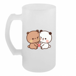 Пивной бокал Бубу и Дуду любось - FATLINE Пивной бокал Бубу и Дуду любось